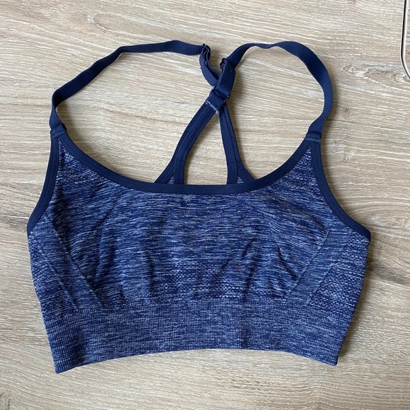 Under Armour Sports Bras Set of 2 Blue Black XS - Picture 6 of 12